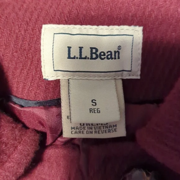 LL Bean Wool Coat - Picture 3 of 4